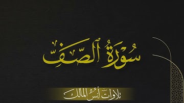 تلاوة سورة الصف للقارئ أنس المالك من ليالي رمضان لعام ١٤٤٣