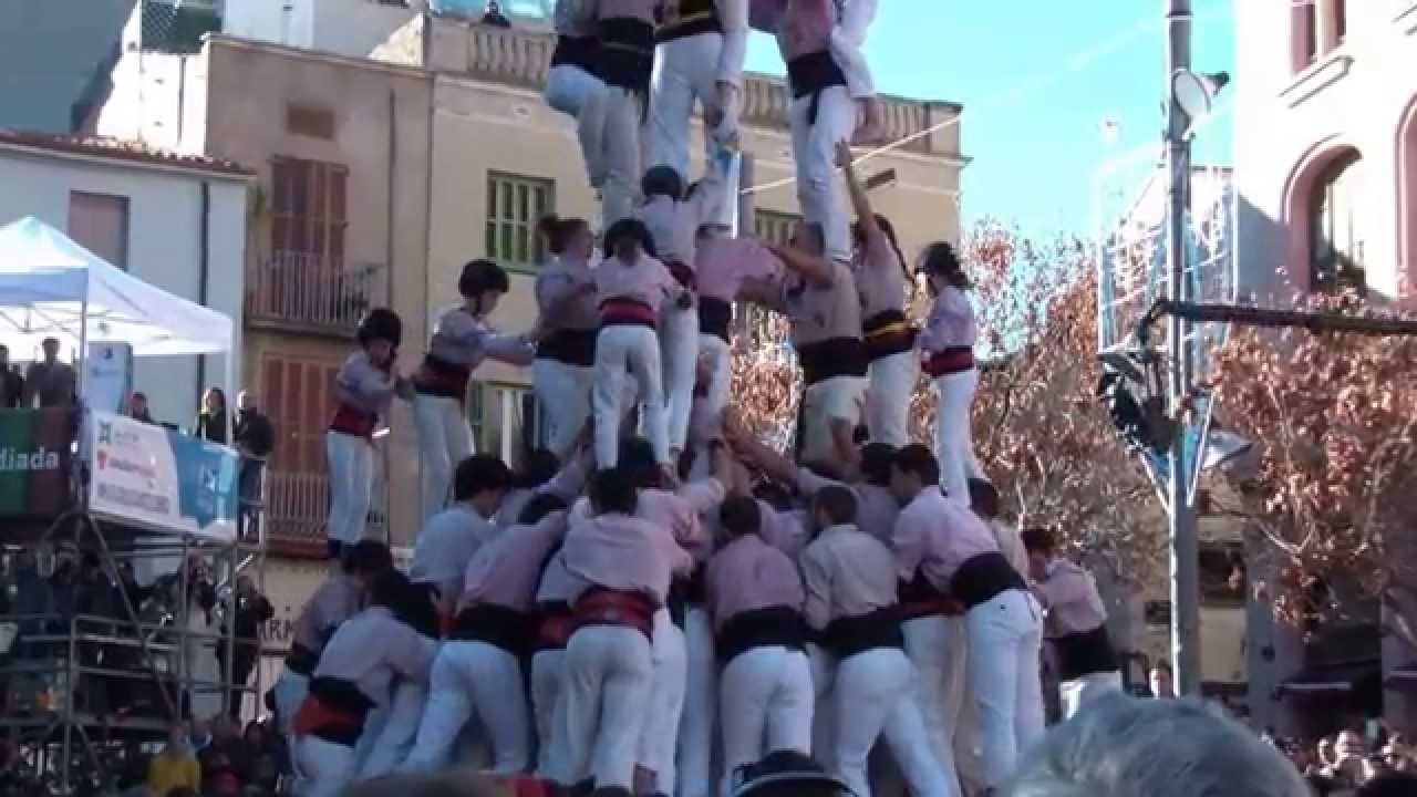 Minyons de Terrassa - "Tota l'actuació a la Diada 2015" (3d10fm - 4d10fm - 3d9fa(c) - p8fm)