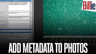 HOW TO Add METADATA To PHOTOS: ORGANIZE Your ARCHIVE.