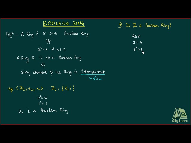 On Special Boolean Like Rings