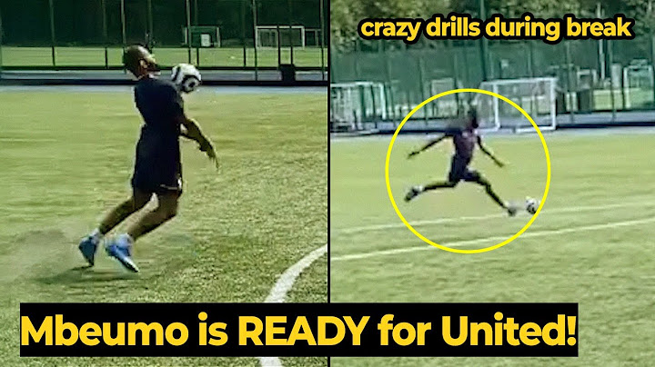 Bryan Mbeumo is working in private training while awaiting his move to Manchester United