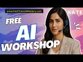 Free Online AI Workshop Sep 21st 10:30AM EST