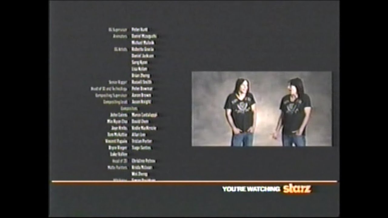 Jack And Jill (2011) End Credits (Starz 2012)