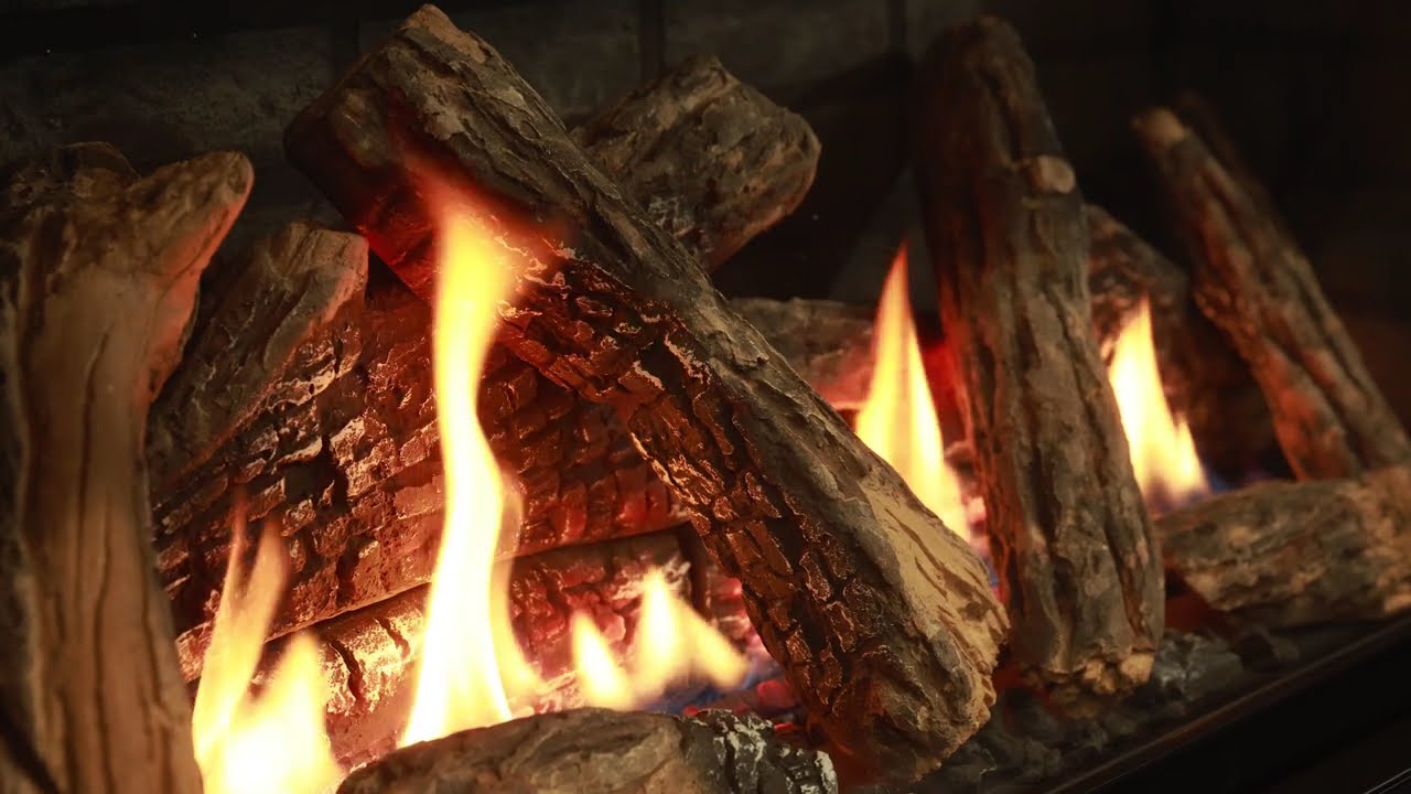 Valor LT1 Tall Linear Gas Fireplace: V-Class Burner