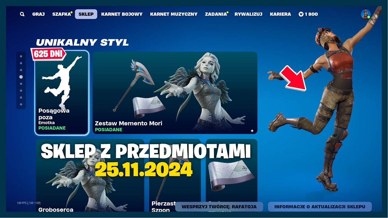 Barbie I 12 Tańczących Księżniczek Gra Sklep Fortnite - TA EMOTKA WRÓCIŁA PO 625 DNIACH 25 Listopada 2024