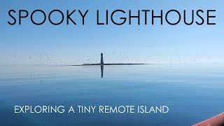 Eerie Remote Lighthouse  Lake Michigan | Restless Viking