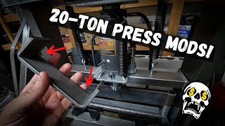 Harbor Freight Press Mods! | Pneumatic Jack & Swag DIY Press Brake Kit