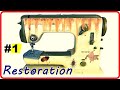 Sewing machine restoration part 1  complete disassembly bernina 5302 record