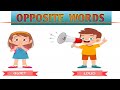 Opposite words in English| Opposite words game| Opposites for preschoolers #1🤔🙂☺️👍🏻