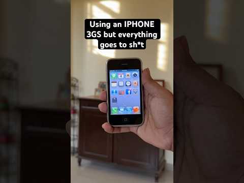 Using an iPhone 3GS GONE WRONG!!!