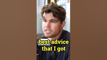 Carlsen - Het beste advies dat ik kreeg 😎