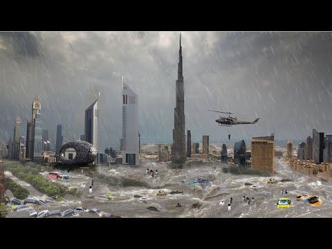 Dubai Has Surrendered! Increasingly Big Floods Devour the Entire City