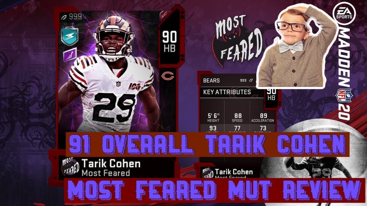 TARIK COHEN 90 OVERALL MUT REVIEW AND GAMEPLAY. MADDEN ULTIMATE TEAM