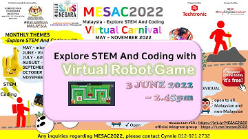 MESAC2022 - Explore STEM And Coding with Virtual Robot Game