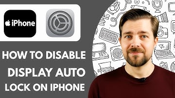 How to Disable Display Auto Lock on iPhone (2025)
