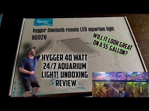 hygger Remote Control LED Aquarium Light - hygger