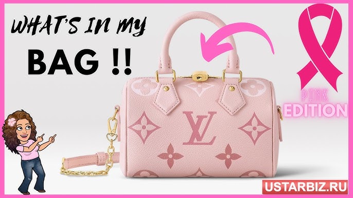 What's in my bag, Louis Vuitton Nano Speedy (Valentine's Day