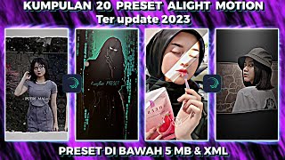 Kumpulan 20 Preset Base Alight Motion Jedag Jedug Trend Tiktok Terbaru 2023 | Dibawah 5mb & Xml