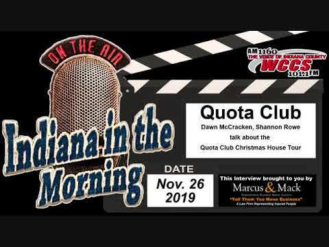 indiana in the Morning Interview: Quota Club (11-26-19)