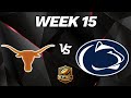 EPSL Football: College Program: Texas Longhorns vs Penn State Nittany Lions - Week 15
