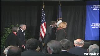 From 2001: Colin Powell talks peace in the Middle East at McConnell Center