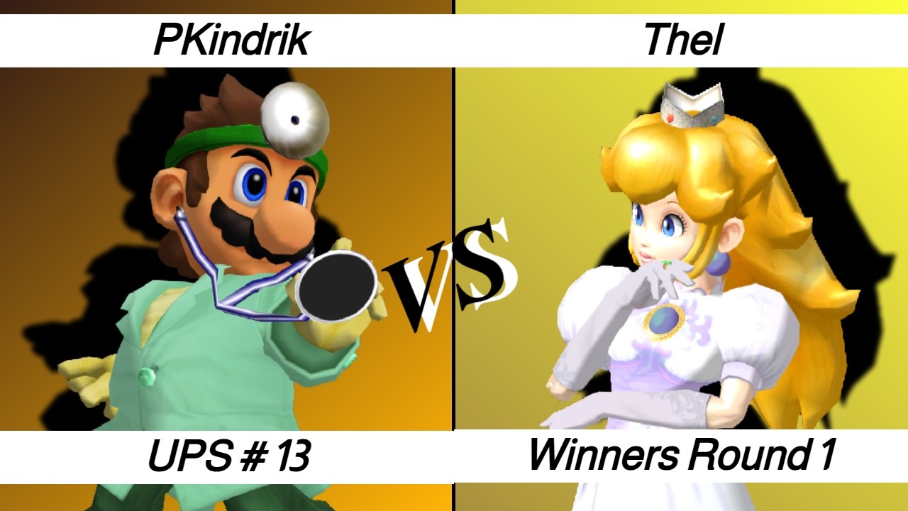 UPS #13 – WR1 – PKindrik ⟮Doc⟯ vs Thel ⟮Peach⟯