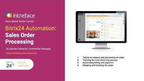 Bitrix24 Automation: Sales Order Processing