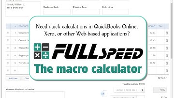 Column subtotals and totals in QuickBooks Online
