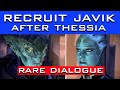 RARE Mass Effect 3 Dialogue - Recruiting Javik AFTER Thessia Falls