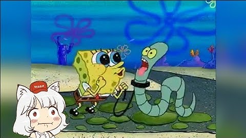 Touhou 10 characters portrayed by spongebob(re-raised)