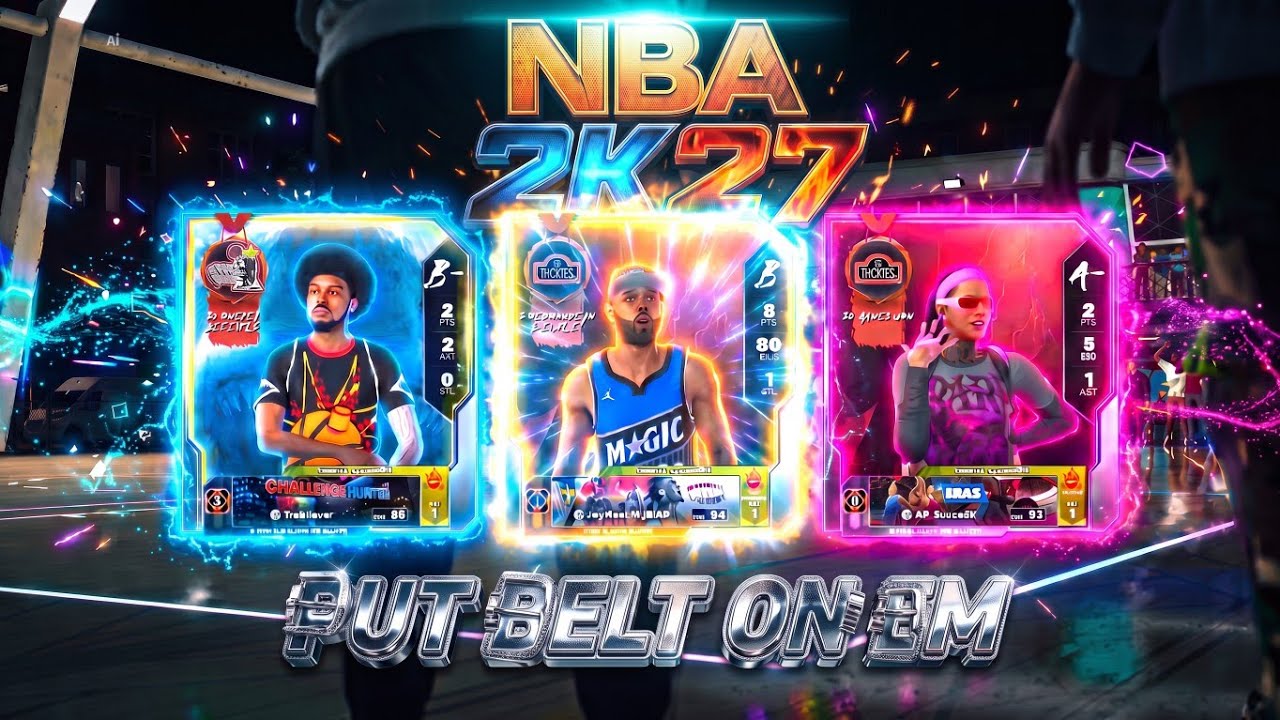 NBA 2K27 Theater 3v3 DOMINATION! 🏀 Putting The Belt On Em! #2kcommunity