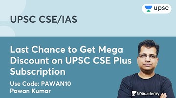 Last Chance to Get Mega Discount on UPSC CSE Plus Subscription | UPSC 2022/23/24 | Pawan Sir