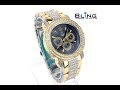 Iced Out Luxury Fashion Wrist Watch - Bling Wrist Watch