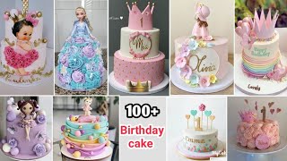 100  First Birthday cake Ideas for baby girl | Baby girl 1st birthday cakes| birthday cake for girls