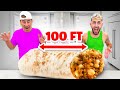 Making The Worlds BIGGEST Burrito! (ft.Brawadis)