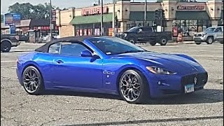 Spotted that Maserati GranTurismo Sport Spyder again and this time it's in Oak Lawn, Illinois.