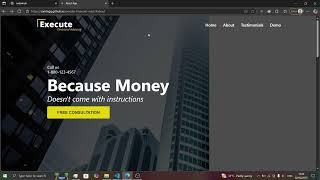 Executive Financial Planning Website App Demo | Smart Money Advice with John Doe screenshot 2