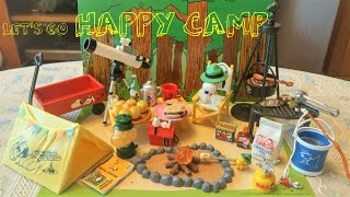 Re-Ment Snoopy's Let's Go Happy Camp Set リーメント スヌーピー レッツゴーハッピーキャンプ！