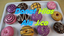 Cara buat donat hias ala J.co lembut & ringan - Durasi: 14.17. 