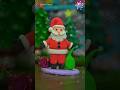 How to make Clay Santa Claus/Mini Santa Claus making at home/Christmas Craft #shorts #christmas