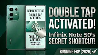 How to Enable Double Tap to Lock in infinix note 50 | Turn on/off screen gesture