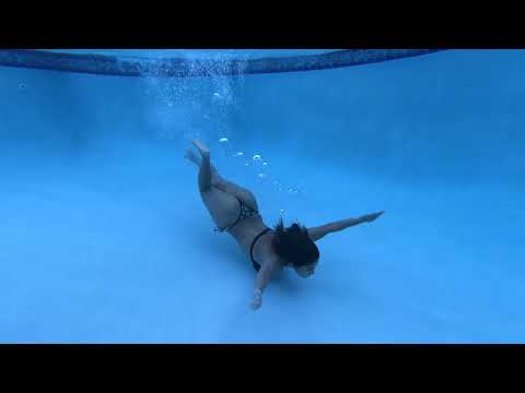 Underwater Swimming Pool Bikini Fun.