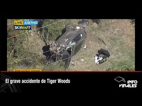 El grave accidente de Tiger Woods