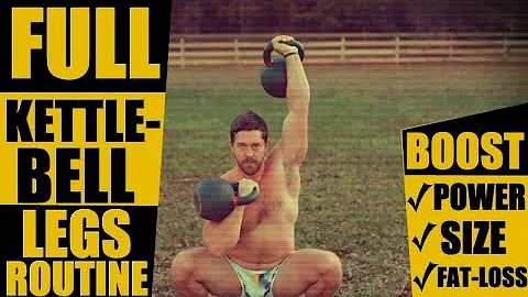 COMPLETE Lower Body Kettlebell Routine [Strength, Power & Muscularity!] | Chandler Marchman