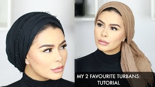 MY 2 FAVOURITE TURBAN STYLES: TUTORIAL | HABIBA DA SILVA