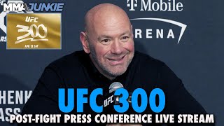 UFC 300: Pereira vs. Hill PostFight Press Conference | Sat. 10 p.m. PT/1 a.m. ET