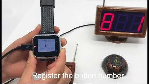 CATEL calling system CTM881 screen receiver CTW06 watch pager receiver CTT06 call button