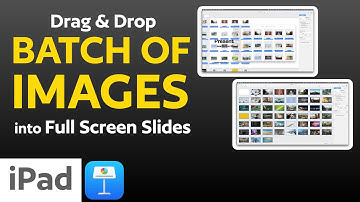 Add Batch of Photos into Apple Keynote Presentation