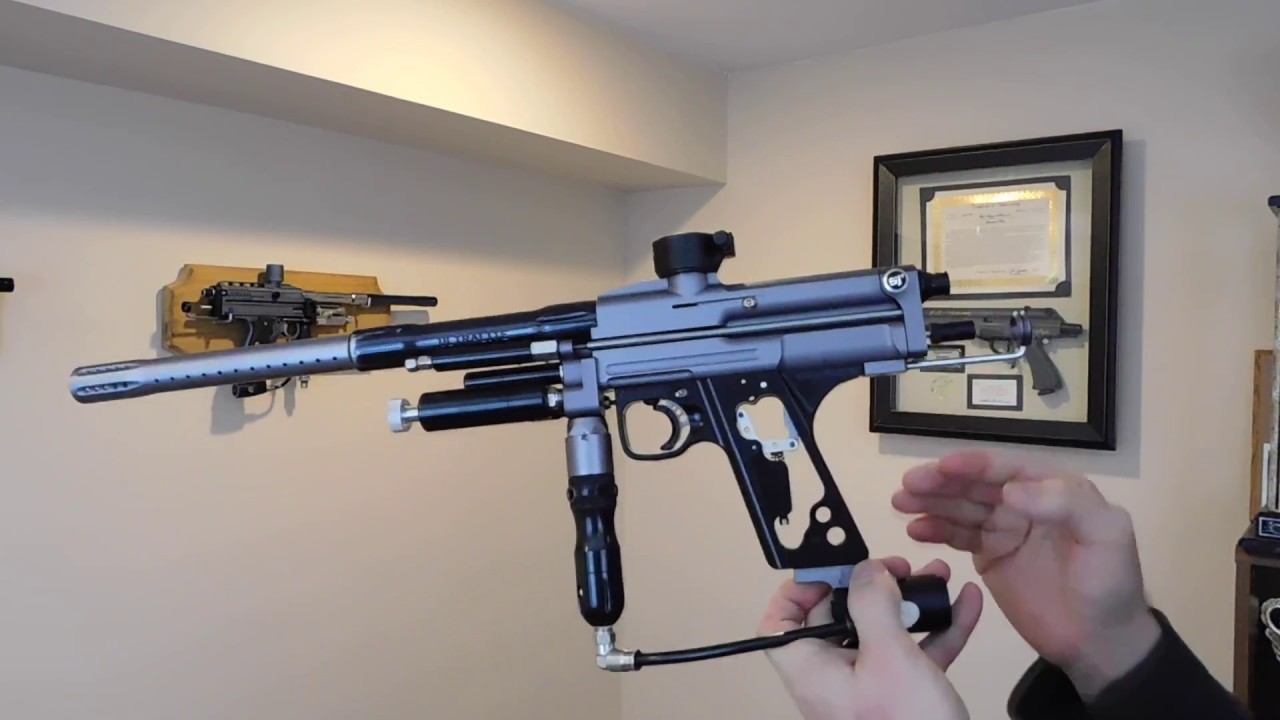 New Shocktech Gunfighter Frame for the Autococker Paintball Gun YouTube