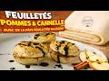 Feuilletés  Pommes et cannelle avec la pâte feuilletée pour xpress